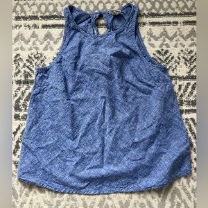 A New Day Linen Tank Top